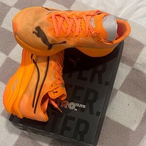 Puma Heat Fire Orange Sneakers